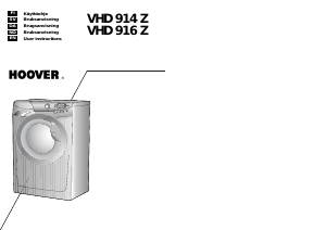 Handleiding Hoover VHD 914Z-86S Wasmachine