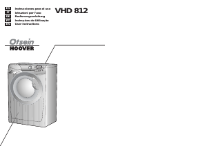 Manual Hoover VHD 916Z-86S Máquina de lavar roupa