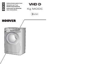 Manual Hoover VHD 8144 D-84 Máquina de lavar roupa