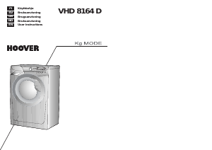 Handleiding Hoover VHD 8164D-86S Wasmachine