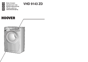 Mode d’emploi Hoover VHD 9143ZD-37S Lave-linge