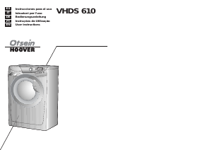 Handleiding Hoover VHD 9163ZD-14 Wasmachine