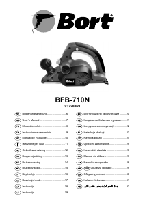 Használati útmutató Bort BFB-710N Gyalugép