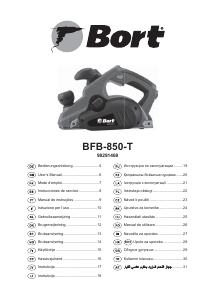 Manual Bort BFB-850-T Plaina
