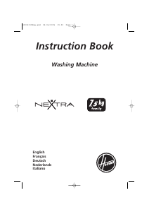 Handleiding Hoover HNF 6137-88M Wasmachine