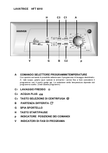 Manuale Hoover HFT 6010/L-S Lavatrice
