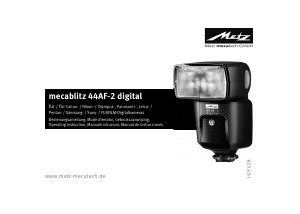 Handleiding Metz Mecablitz 44 AF-2 digital Flitser