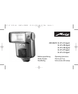 Manual de uso Metz Mecablitz 36 AF-4 N digital Flash
