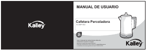 Manual de uso Kalley K-CMP1502 Máquina de café
