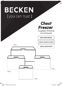Manual Becken BCF3899 Freezer