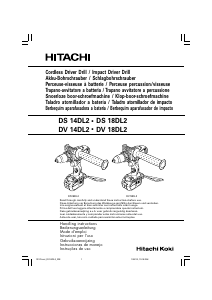 Bruksanvisning Hitachi DV 18DL2 Borrskruvdragare