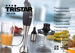Mode d’emploi Tristar MX-4146 Mixeur plongeant
