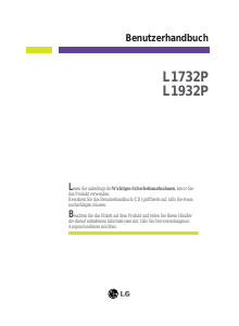 Bedienungsanleitung LG L1732P-SF LCD monitor