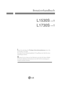 Bedienungsanleitung LG L1530SBNT LCD monitor