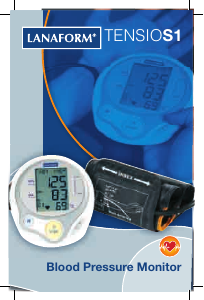 Manual Lanaform TensioS1 Medidor de pressão