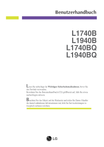 Bedienungsanleitung LG L1740BQC LCD monitor