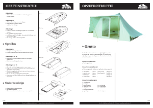 Handleiding De Waard Grutto Tent