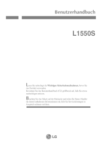 Bedienungsanleitung LG L1550S-SN LCD monitor