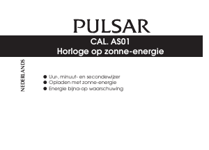 Handleiding Pulsar PY5065X1 Regular Horloge