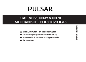 Handleiding Pulsar PU7023X1 Regular Horloge