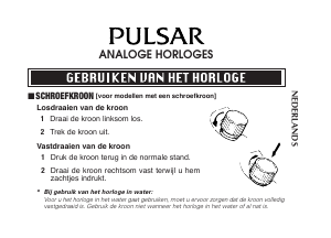 Handleiding Pulsar PH8267X1 Attitude Horloge