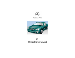 Bruksanvisning Mercedes-Benz CL 600 (2001)
