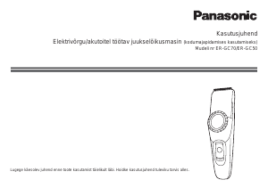 Kasutusjuhend Panasonic ER-GC70 Juukselõikur