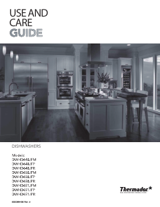 Mode d’emploi Thermador DWHD651JFP Lave-vaisselle