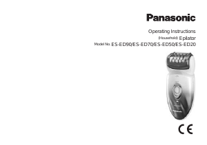 Instrukcja Panasonic ES-ED90 Depilator