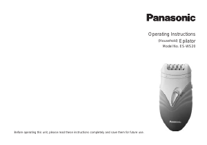 Bruksanvisning Panasonic ES-WS20 Epilator