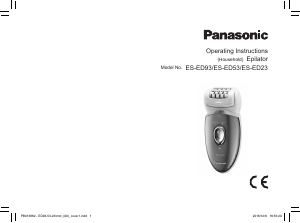Käyttöohje Panasonic ES-ED23 Epilaattori