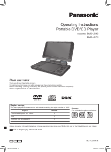 Bruksanvisning Panasonic DVD-LS92GA DVD spelare