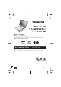 Bruksanvisning Panasonic DVD-LS91 DVD spelare