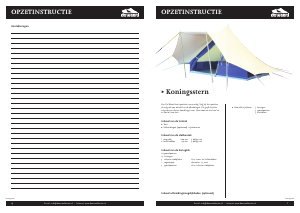 Handleiding De Waard Koningsstern Tent