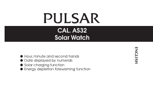 Manual Pulsar PX3125X1 Accelerator Watch