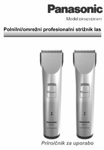 Priročnik Panasonic ER-1411 Lasna sponka