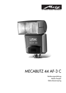 Mode d’emploi Metz Mecablitz 44 AF-3 C Flash