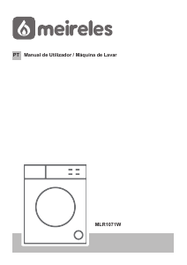 Manual Meireles MLR 1071 W Máquina de lavar roupa