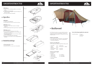 Handleiding De Waard Kuifarend Tent