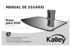 Manual de uso Kalley K-SDVDF8P Soporte de pared