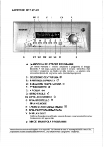 Manuale Hoover HNT 6614D/L-S Lavatrice