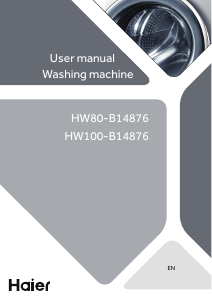 Handleiding Haier HW100-B14876 Wasmachine