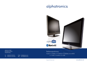 Bedienungsanleitung Alphatronics R-19 eWDSB LED fernseher