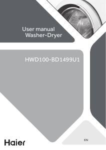 Mode d’emploi Haier HWD100-BD1499U1 Lave-linge séchant