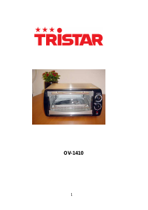 Manual Tristar OV-1410 Forno