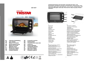 Manual Tristar OV-1417 Forno