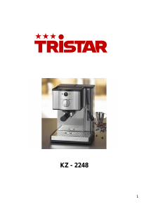 Bedienungsanleitung Tristar KZ-2248 Kaffeemaschine