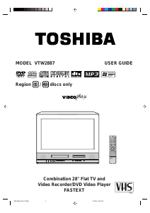 Handleiding Toshiba VTW2887 Televisie