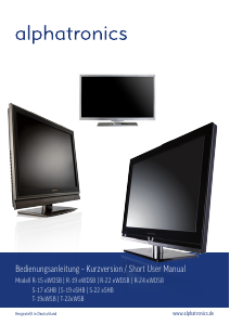 Bedienungsanleitung Alphatronics T-22 eWSB LED fernseher