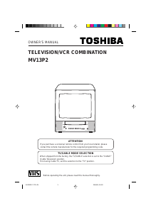 Manual Toshiba MV13P2 Television